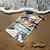 economico set di asciugamani da spiaggia-telo mare palma tramonto grande stampa 3d asciugamano modello telo da bagno telo da spiaggia coperta classica 100% microfibra comode coperte