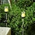 お買い得  屋外用ウォールライト-ソーラー LED チューリップライトシミュレーションキャンドルガーデンライト芝生通路屋外防水装飾 1pc