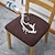 Недорогие Крышка обеденного стула-Водостойкие эластичные чехлы на сиденья стульев, чехлы на подушки стула, жаккардовые с цветочным рисунком, 1 шт., съемные моющиеся чехлы на обеденные стулья, пылезащитные чехлы на стулья для