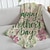 baratos Cobertores &amp; Mantas-feliz dia das mães cobertores de flanela presente da mãe flanela toison cobertores macios e confortáveis