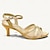 preiswerte Absatzschuhe für Damen-Damen Hochzeit Schuhe Sandalen Abendschuhe Hochzeit Party Hochzeitssandalen Kätzchen-Ferse Elegant Vintage Satin Knöchelriemen Schwarz Weiß Leicht Grün