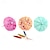 cheap HawaiianSummer Party-114PCS/184PCS Hawaiian Festival Party Turtle Back Leaf Hibiscus Flower Paper Straw Umbrella 24 Cake Sticks Combination Package