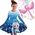 olcso Gyerekek&quot;-gyerek lány ruha elektromos buborékos géppel, lányok 3D hercegnő ruha hosszú ujjú 3D print tavaszi őszi sport&amp;amp; szabadtéri mindennapi nyaralás aranyos alkalmi gyönyörű gyerekek 3-12 éves alkalmi