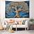 halpa boho kuvakudos-elämän puu maalaus riippuva kuvakudos seinä taide suuri kuvakudos seinämaalaus sisustus valokuva tausta peitto verho koti makuuhuone olohuoneen sisustus