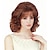 cheap Older Wigs-Vintage Short Ginger Mixed Blonde Beehive Wig with Bangs Curly Wavy Heat Resistant Synthetic Hair Wigs for Women fits 70s 80s Costume or Halloween and Party