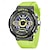 お買い得  デジタル腕時計-SMAEL 男性 デジタルウォッチ 屋外 スポーツ ファッション カジュアルウォッチ 光る ストップウォッチ 日付 週 防水 プラスチック 腕時計