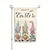 cheap Outdoor Flags &amp; Banners-Easter Garden Flag 12x18 Inch Double Sided Easter Bunny Small Seasonal Easter Flag Yard Outdoor Flag Decoration