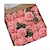 cheap Mr &amp; Mrs Wedding-25pcs Red Roses Artificial Flowers Dark Red Roses Real Touch Foam Fake Roses Bulk With Stem Diy Craft Flowers For Wedding Bridal Bouquets Centerpiece