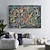 levne Abstraktní malby-ruční olejomalba plátno nástěnná umělecká dekorace moderní abstraktní složitost linka pro bytové dekorace válcované bezrámové nenatažené malování
