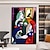 cheap Famous Paintings-Mintura Handmade Pablo Picasso Famous Oil Paintings On Canvas Home Decoration Modern Wall Art Abstract Portrait Picture For Home Decor Rolled Frameless Unstretched Painting