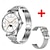 Недорогие Умные браслеты-696 AK60 Умные часы 1.27 дюймовый Умный браслет Bluetooth Педометр Напоминание о звонке Датчик для отслеживания сна Совместим с Android iOS Женский