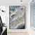 billige Abstrakte malerier-håndmalt havbølge oljemaleri på lerret stor veggkunst håndlaget abstrakt minimalistisk maleri tilpasset blått hav oljemaleri til veggkunst stue dekor gave
