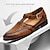 cheap Men&#039;s Sandals-Men&#039;s Sandals Leather Shoes Fishermen sandals Leather Italian Full-Grain Cowhide Breathable Comfortable Slip Resistant Lace-up Brown