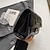 billiga Crossbodyväskor-Dam Crossbody-väska PU läder Dagligen Kedja Stor kapacitet Ensfärgat Svart Brun Beige