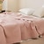 levne Deky a přehozy-100% bavlněná vaflová ručníková deka jednobarevná pro kancelářské domácí polední zdřímnutí