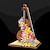 olcso Szoborok-virágos hegedű mini építőkocka készlet felnőtteknek és mini építőkocka zongora virágkészlet, tökéletes otthoni dekorációhoz és ajándékozáshoz