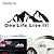 economico Adesivi murali-adesivo per auto Mountain Madness &#039;one life, live it&#039; decalcomania riflettente per auto - adesivo divertente per veicoli per chi cerca l&#039;avventura