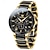 tanie Zegarki kwarcowe-olevs 7004 męskie zegarki ceramiczny pasek chronograf data luminous wodoodporny luksusowy zegarek kwarcowy mężczyzna top marka męski zegarek na rękę