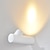 voordelige LED-wandlampen-led-wandverlichting, ideeën metaalglas nachtkastje in zwart/wit, 7w 10w en geschikt voor ganggarageverlichting, warm wit + wit + neutraal licht ip65 85-265v