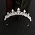 abordables Accessoires de coiffure-Couronne de mariée en alliage de cristal, cerceau de cheveux de reine pour fête d&#039;enfants, couronne d&#039;anniversaire, couronne de mariage simplifiée, bijoux han