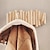 Недорогие Декор для стен-Настенный крючок для украшения, скандинавская вешалка из цельного дерева, подвесная настенная вешалка для одежды, входной крючок для одежды, настенный крючок без гвоздей