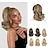 cheap Ponytails-Short Ponytail Extension Brown Drawstring Ponytail for Women Curly Wavy Pony Tail