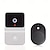cheap Video Door Phone Systems-1 pcs Smart Visual Doorbell Wireless Wifi Household Low PowerConsumption Long Standby APP Remote Intercom (build In Battery)