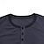 billiga Casual T-shirts för män-Herr T-shirt Våffelskjorta Henleytröja T-shirts T-tröja Slät Henley Gata Semester Långärmad Button-Down Kläder Mode Designer Grundläggande