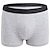 cheap Multipack-Multi Packs 6pcs Men&#039;s 6 black Underwear Shorts Biker Shorts Elastic Waist Plain Outdoor Daily 95% Cotton All Seasons