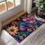 levne Doormaty-mexické lidové umění květiny rohožka protiskluzový koberec odolný proti oleji vnitřní venkovní rohož dekorace ložnice koupelna rohož vchod koberec rohožka