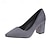 cheap Women&#039;s Heels-Women&#039;s Heels Pumps Plus Size Party Daily Solid Color Rhinestone Chunky Heel Pointed Toe Fashion Faux Suede Loafer Black Pink Gray