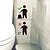 cheap Wall Stickers-Bathroom Creative Prohibition Signs Toilet Decals - Removable Stickers for Bathroom Home Decor - Toilet Wall Stickers for Unique Background Decoration
