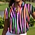 abordables Vêtements de golf pour femmes-Femme T-shirt POLO Rose clair Bleu Manche Courte Protection Solaire Top Rayure Vêtements de golf pour femmes, tenues, vêtements