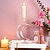 preiswerte Statuen-Eid-Ramadan-Kerzenhalter: Halbmondförmiger Kerzenhalter aus transparentem Glas – bereichert Ihre romantische Dinner-Atmosphäre, perfekt als Tischdekoration bei Hochzeiten, Partys und Ramadan-Feiern