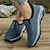 cheap Women&#039;s Flats-Women&#039;s Flats Comfort Shoes Outdoor Daily Flat Heel Round Toe Casual Comfort Hiking Cloth Loafer Black Blue Khaki