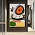 お買い得  名画-手描きのコピー有名なジョアン・ミロの絵画キャンバス現代アートワーク抽象キャンバス壁アート写真リビングルームの装飾 (ダンサーハート愛) フレームレス