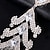 tanie Kolczyki-Damskie Kolczyki w kształcie obręczy Wyjątkowa biżuteria Geometryczny Pionowe Cenny Duże Imitacja diamentu Kolczyki Biżuteria Srebrny Na Impreza Ulica Kij 1 para