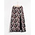 זול חצאית נשים-חצאית מידי טרילן עם עיטור תחרה סאטן