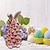 abordables Decoraciones de Pascua-Árbol de conejito rosa con luces multicolores, decoración de Pascua de cerámica, ilumina la mesa, árbol de conejo, regalos de Pascua, decoración de la mesa de la habitación del hogar