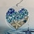 levne Event &amp; Party Supplies-ručně vyráběný slunečník z mořského skla romantický dárek k Valentýnu s plážovou tématikou, krásný vlnitý design akrylová závěsná dekorace pro plážové nadšence 15 cm