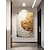 billige Abstrakte malerier-stort gull og hvitt maleri original abstrakt veggkunst lerret moderne kunst kontor moderne veggkunst hjemmemaleri stue loft stil uten ramme