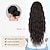cheap Ponytails-Ponytail Extension Curly Drawstring Ponytail Extension for Black Women Long Wavy Fake Pony Tails Hair Extensions Synthetic Hairpiece for Women Daily Use