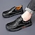 voordelige Herensneakers-Voor heren Sneakers Handgemaakte schoenen Wandelen Casual Italiaans volnerf rundleer Anti-slip Veters Zwart Bruin Herfst