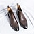 Χαμηλού Κόστους Ανδρικές Μπότες-Ανδρικά Μπότες Μπότες Τσέλσι Casual Μπότες Μπότες μόδας Βίντατζ Καθημερινό Βρετανικό Γάμου Καθημερινά PU Αυξανόμενο Ύψος Άνετο Αντιολισθητικό Μποτίνια Μοκασίνια Σκούρο καφέ Μαύρο Καφέ Άνοιξη Φθινόπωρο