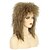 cheap Historical Wigs-Women Men Long Curly Light Brown Wig 70s 80s Rocker Mullet Costume Wig Carnival Cosplay Party Wig Halloween Wigs