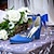 ieftine Pantofi de Mireasă-Pentru femei Tocuri pantofi de nunta Petrecere Funde Toc Îndesat Vârf rotund Elegant Satin Alb Cristal Maro deschis