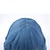 voordelige Kostuumpruiken-Blauwe pruiken voor vrouwen 14 inch korte blauwe golvende pruik met pony 2 tonen korte pruiken voor cosplay party dagelijkse pruiken