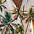cheap Men&#039;s Printed Shirt Sets-Palm Tree Tropical Men&#039;s Resort 3D Printed Hawaiian Shirt And Shorts Set Regular Fit Short Sleeve Beach Shirts Suits Caribbean Summer Vacation Daily Wear S TO 3XL
