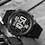 cheap Digital Watches-SKMEI Men Digital Watch Outdoor Sports Fashion Wristwatch Luminous Stopwatch Alarm Clock Calendar Silicone Gel Watch