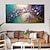 cheap Landscape Paintings-Hand painted Abstract Blooming Flower Oil Painting On Canvas Original Textured Wall Art Handmade Colorful Floral Painting Living room Wall Decor